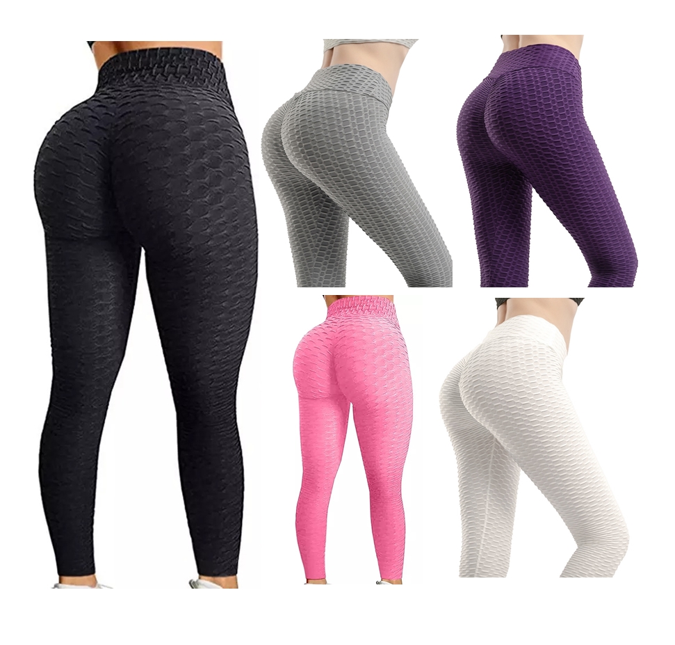 Yoga Pants Yoga Hosen Push Up Sport Leggings TikTok Leggings Honeycomb von Gym Universe