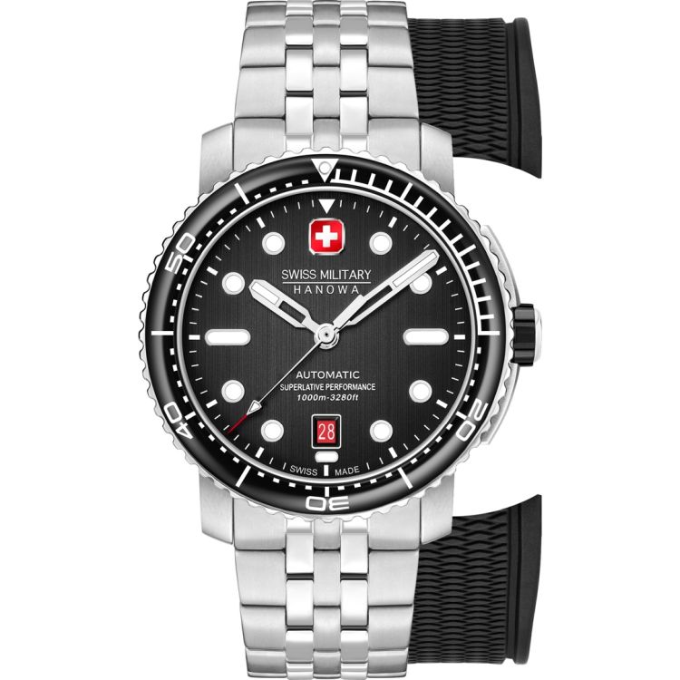 Swiss Military Hanowa SMWGL0002001-SET Maitre Plongeur Automatic Set Herren von Swiss Military Hanowa