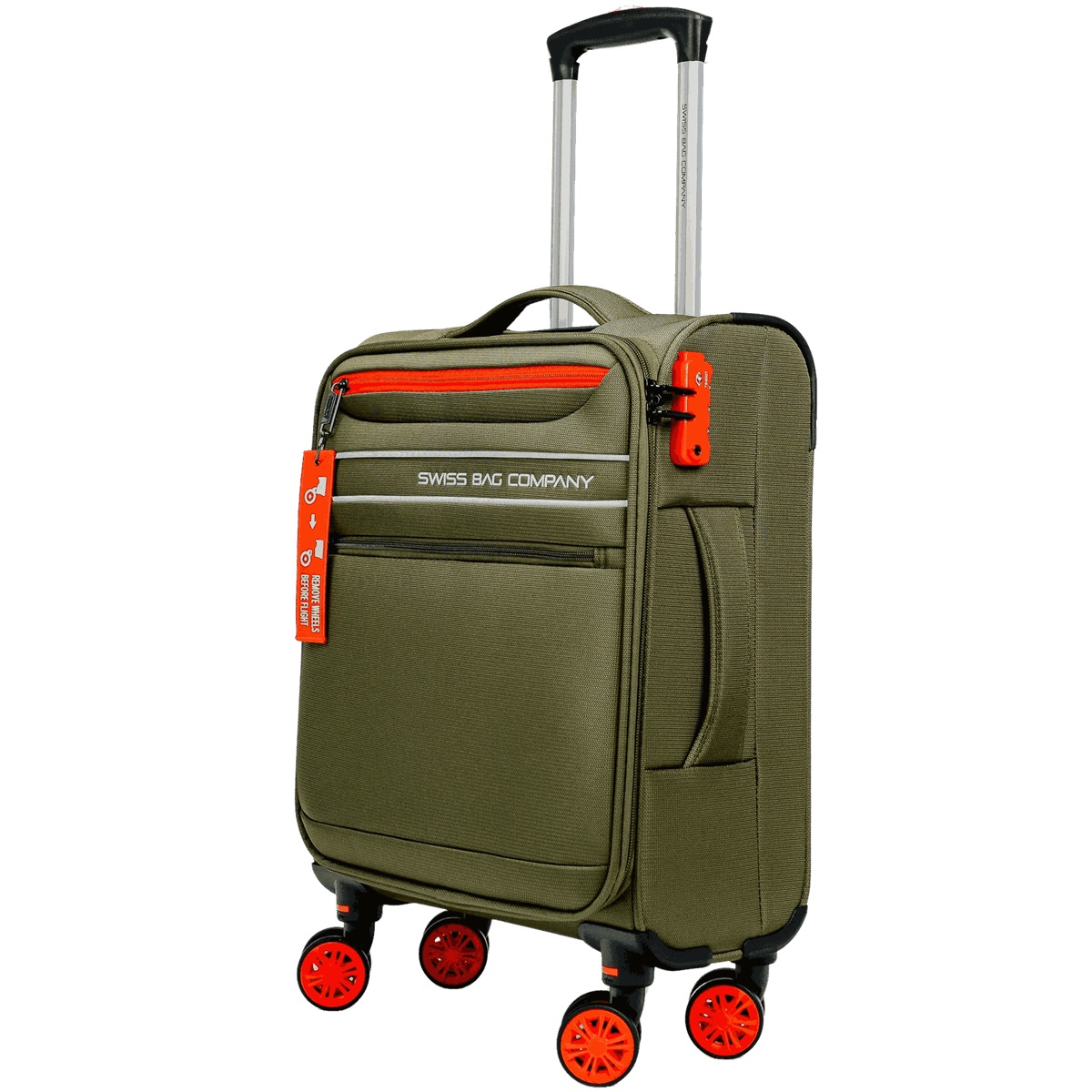 Ohio - Underseat Trolley in Olive von Swissbags