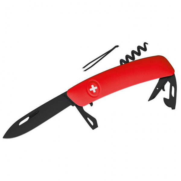 Swiza - Schweizer Messer D03 AB - Messer Gr 7,5 cm rot von Swiza