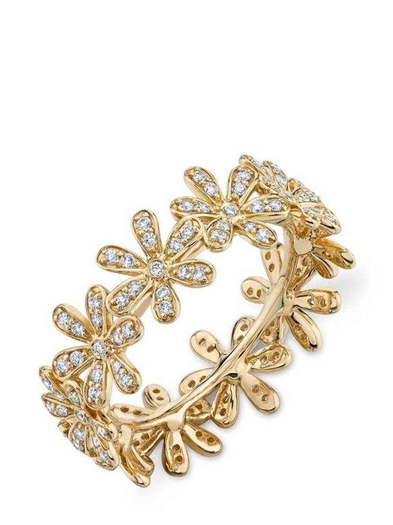 Sydney Evan 14kt yellow gold Daisy Eternity ring von Sydney Evan