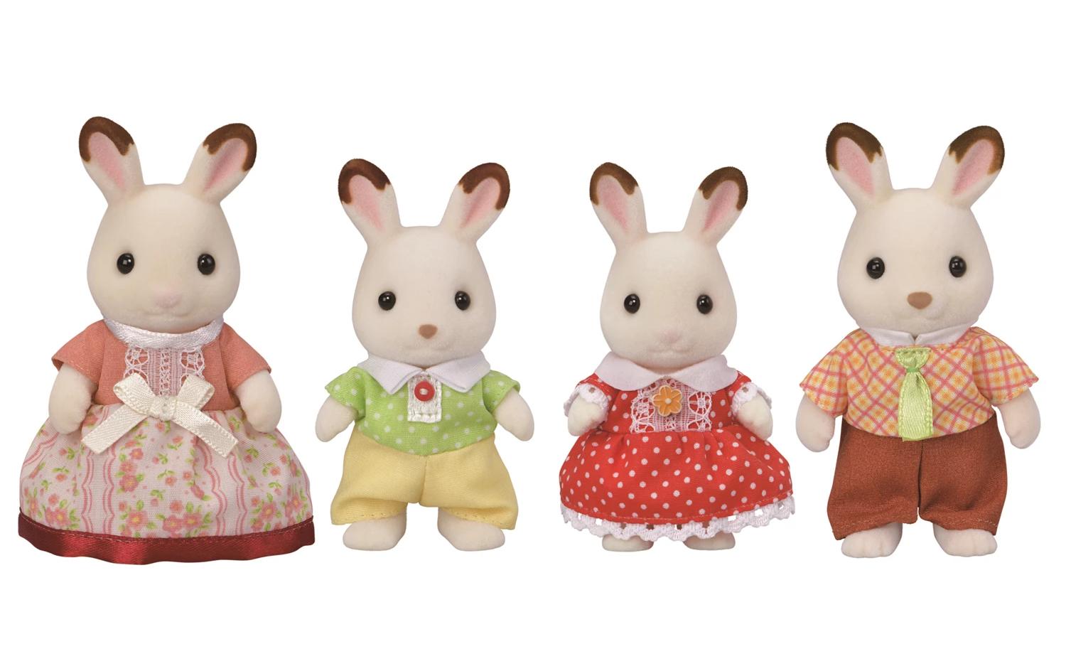 Sylvanian Families Spielfigur »Schokoladenhasen Familie« von Sylvanian Families