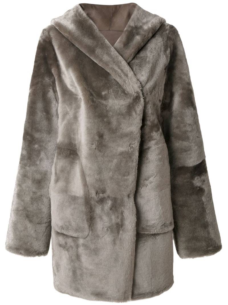 Sylvie Schimmel hooded coat - Grey von Sylvie Schimmel