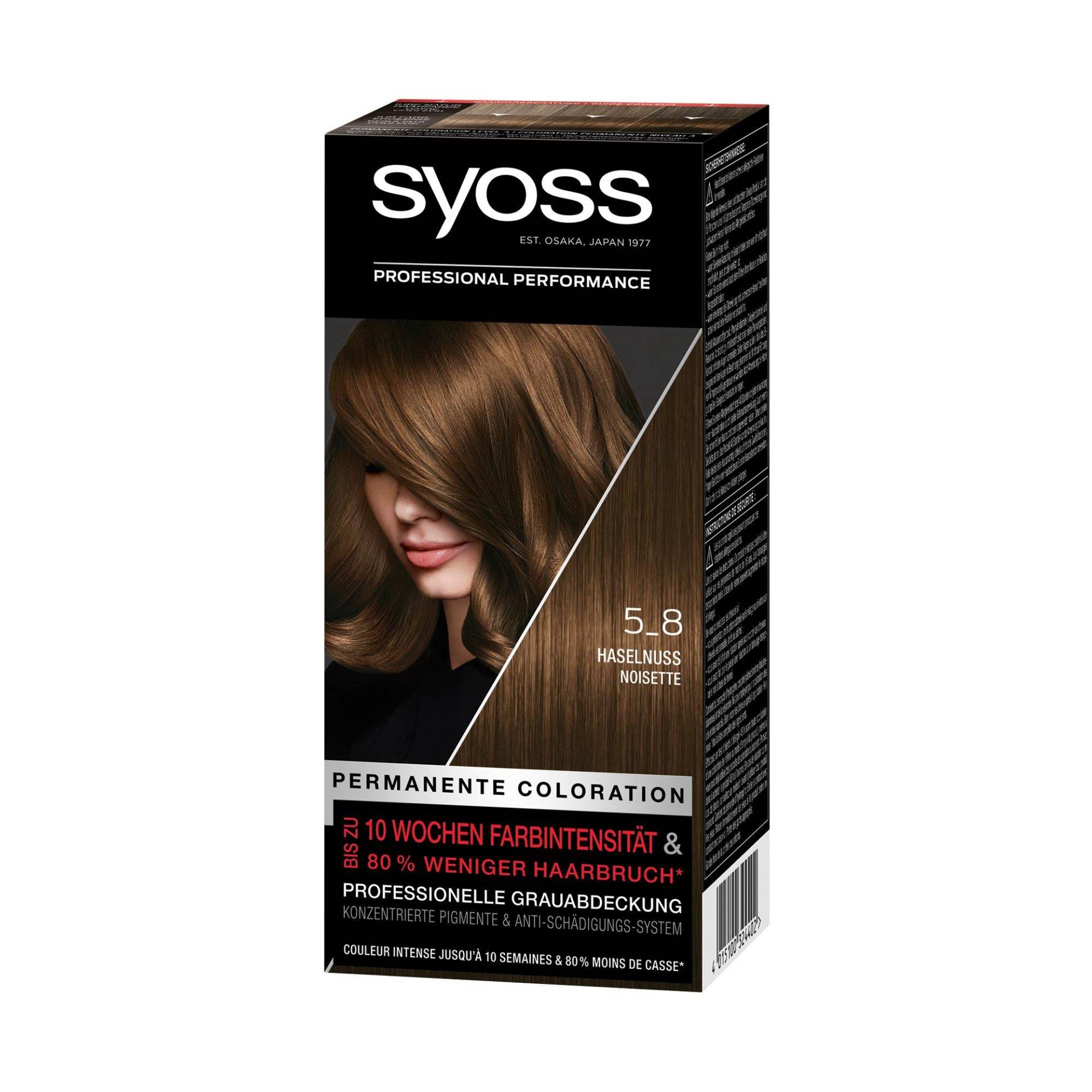 Baseline Permanente Coloration Damen Haselnuss - #MIX#N0399/115ML von syoss