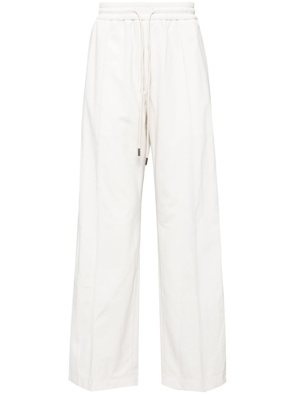 System Velvet Tuxedo pant - White von System