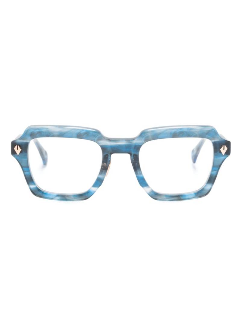 T Henri Eyewear Continental square-frame glasses - Blue von T Henri Eyewear