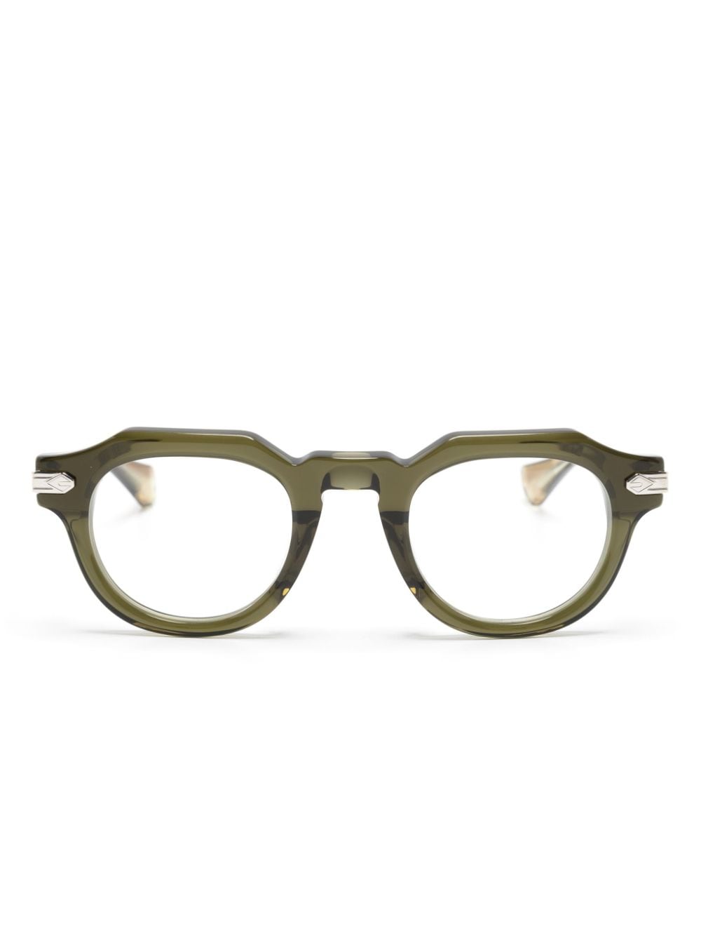 T Henri Eyewear M1 geometric-frame sunglasses - Green von T Henri Eyewear