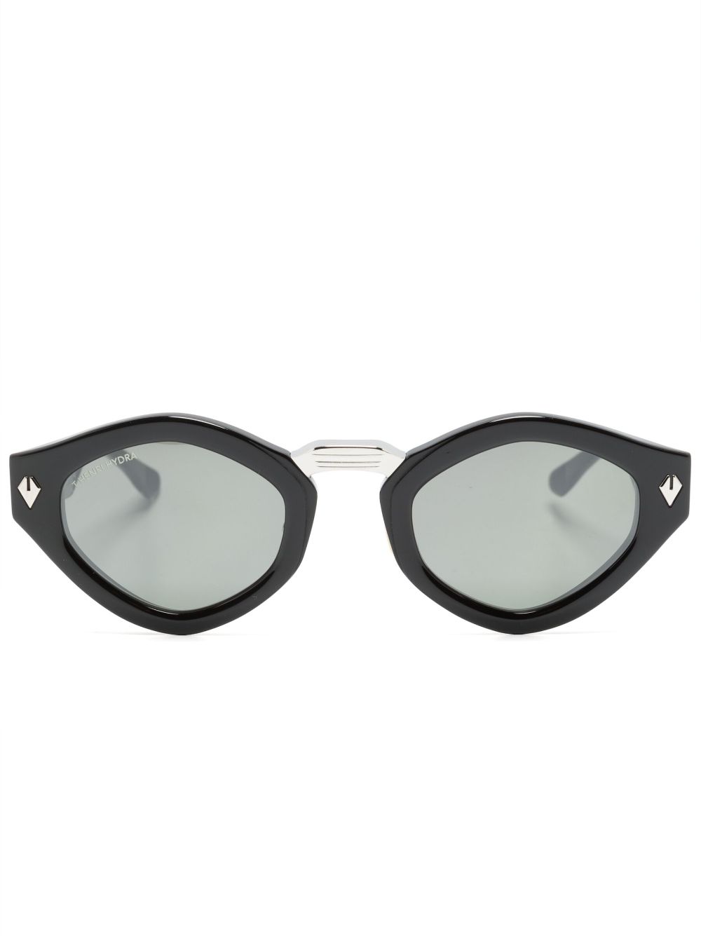 T Henri Eyewear tinted-lenses oval-frame sunglasses - Black von T Henri Eyewear