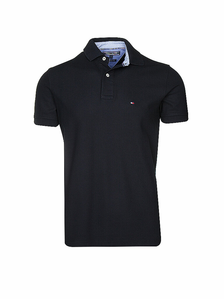 TOMMY HILFIGER Poloshirt Regular Fit PERFORMANCE schwarz | M von Tommy Hilfiger