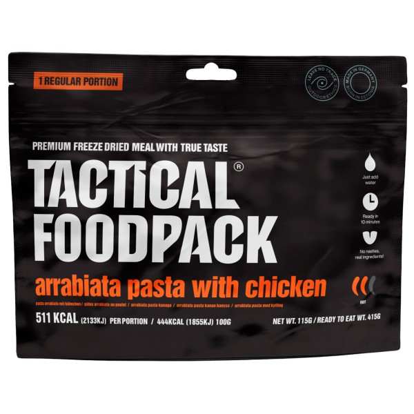 TACTICAL FOODPACK - Arrabiata Pasta With Chicken Gr 115 g von TACTICAL FOODPACK