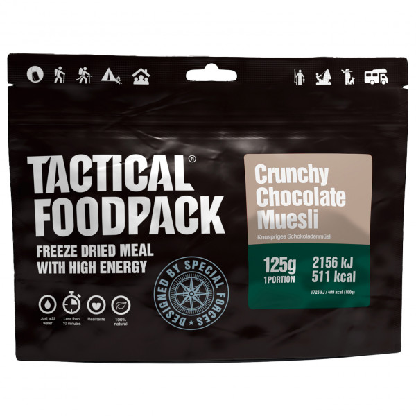 TACTICAL FOODPACK - Crunchy Chocolate Muesli Gr 125 g von TACTICAL FOODPACK