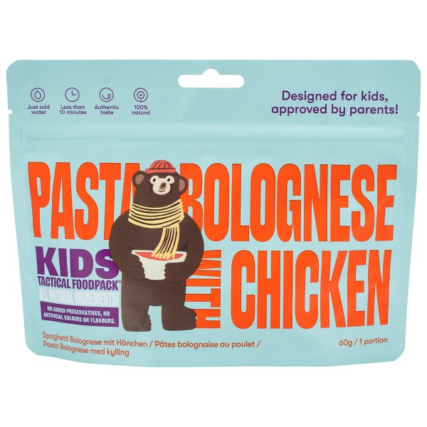 TACTICAL FOODPACK - Kids Pasta Bolognese with Chicken Gr 60 g von TACTICAL FOODPACK