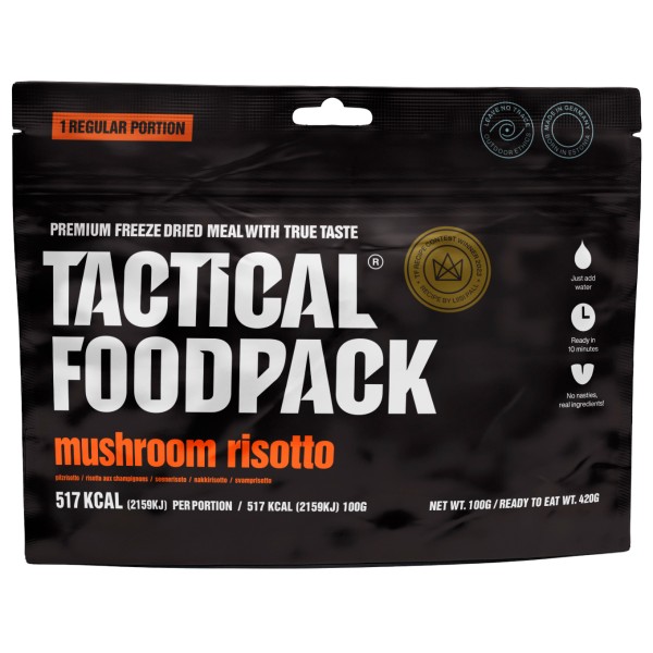 TACTICAL FOODPACK - Mushroom Risotto Gr 100 g;140 g von TACTICAL FOODPACK