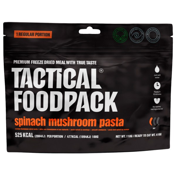 TACTICAL FOODPACK - Spinach Mushroom Pasta Gr 110 g von TACTICAL FOODPACK