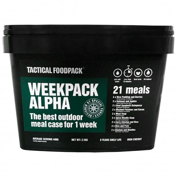 TACTICAL FOODPACK - Weekpack Alpha Gr 2100 g von TACTICAL FOODPACK