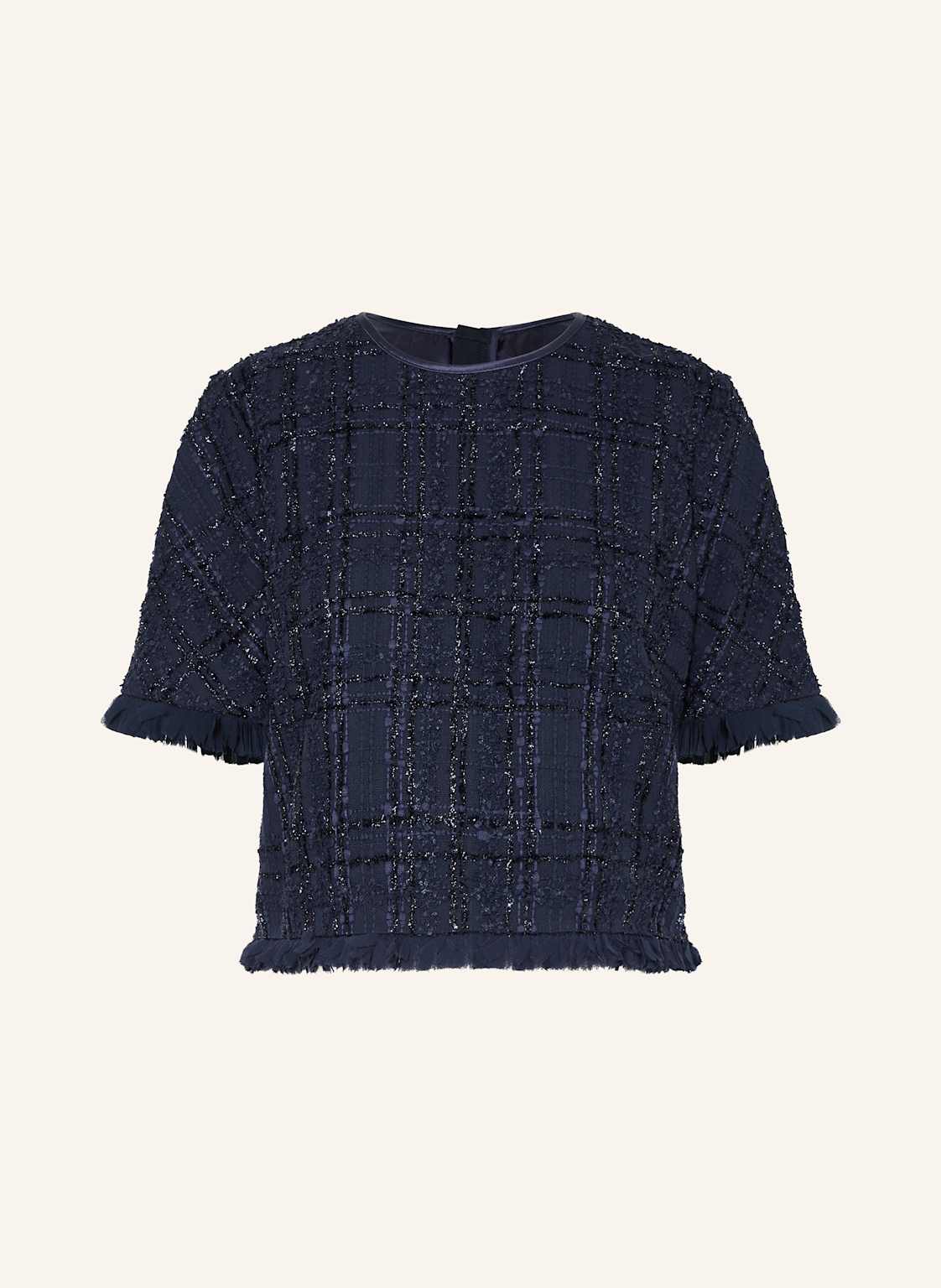 Talbot Runhof Bouclé-Shirt Mit Glitzergarn blau Talbot Runhof Bouclé-Shirt Mit Glitzergarn blau von TALBOT RUNHOF
