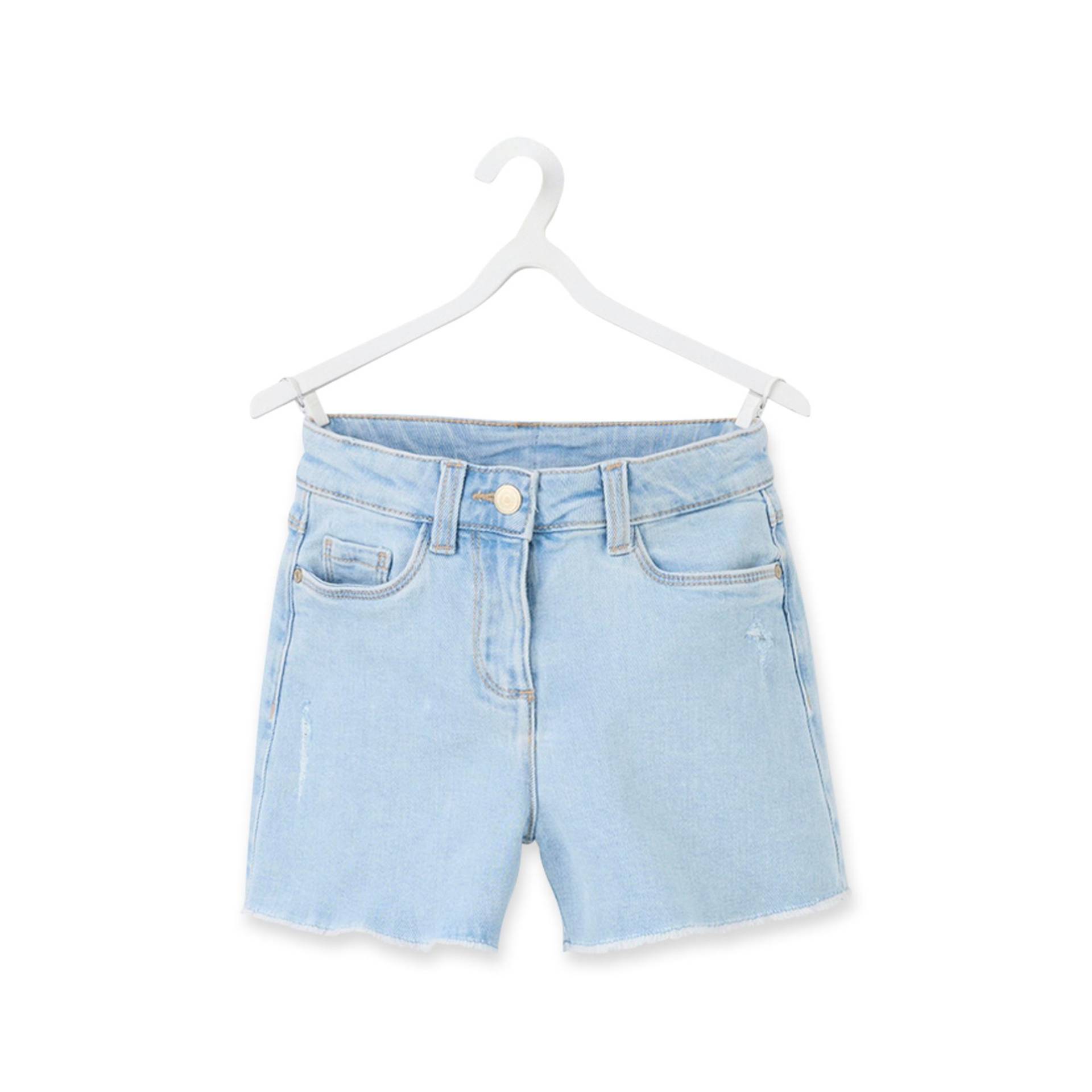 Bermuda Shorts Mädchen Blau Denim 9 Jahre von TAO KIDS