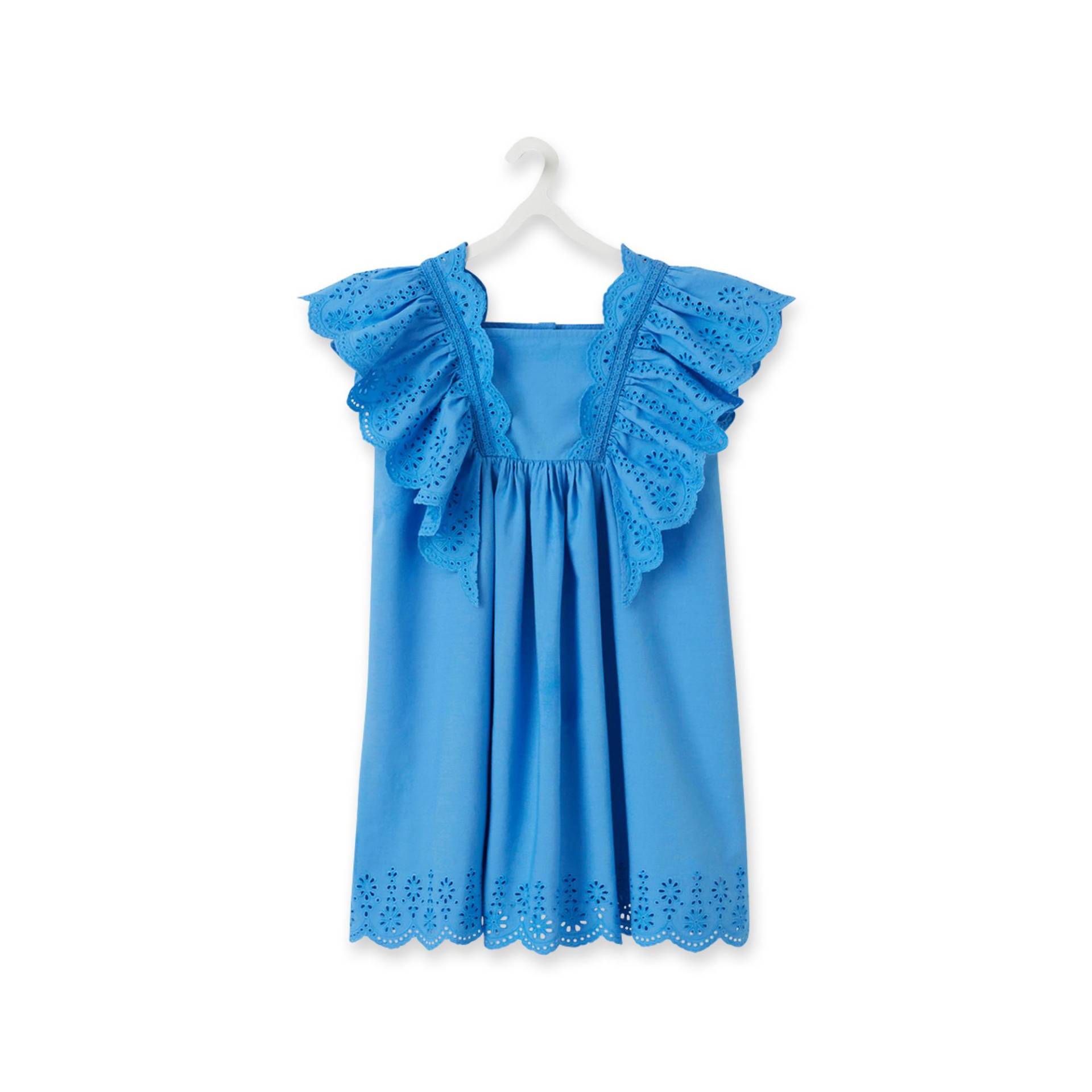 Freizeitkleid, Ärmellos Mädchen Blau 12A von TAO KIDS