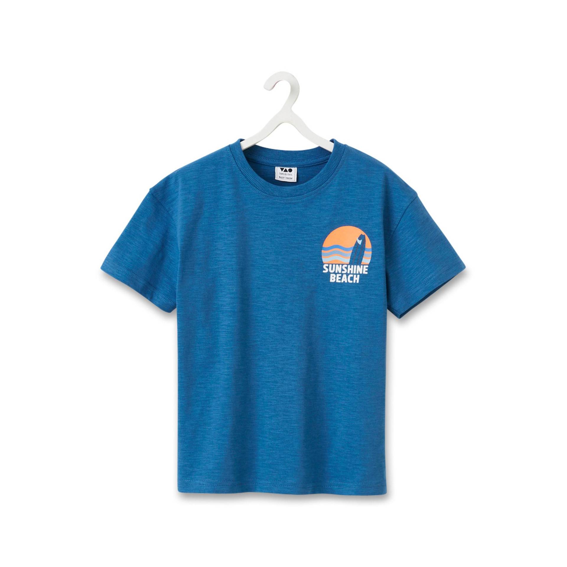 T-shirt, Rundhals, Kurzarm Jungen Dunkelblau 10A von TAO KIDS