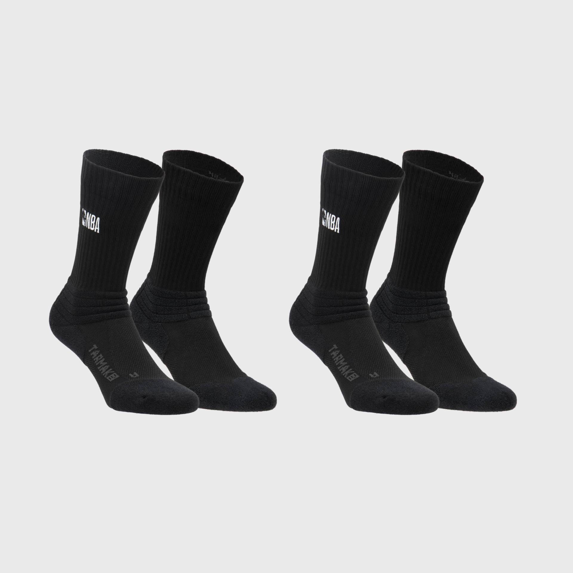 TARMAK - Socken SO900, für Damen, Charcoal Black, Größe 39-41 von TARMAK