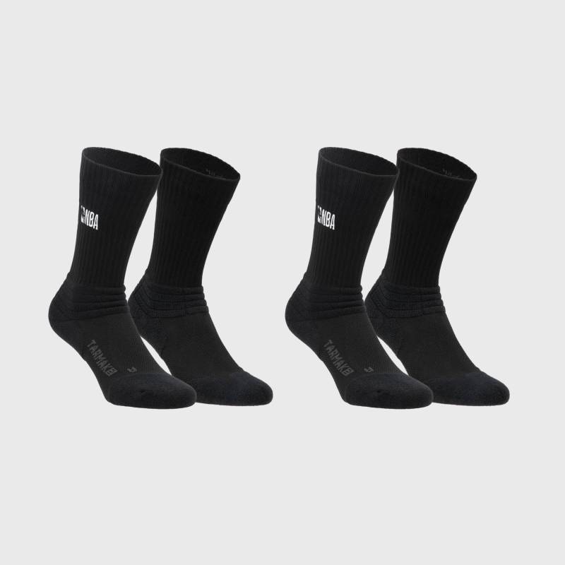 TARMAK - Socken SO900, für Damen, Charcoal Black, Größe 39-41 von TARMAK