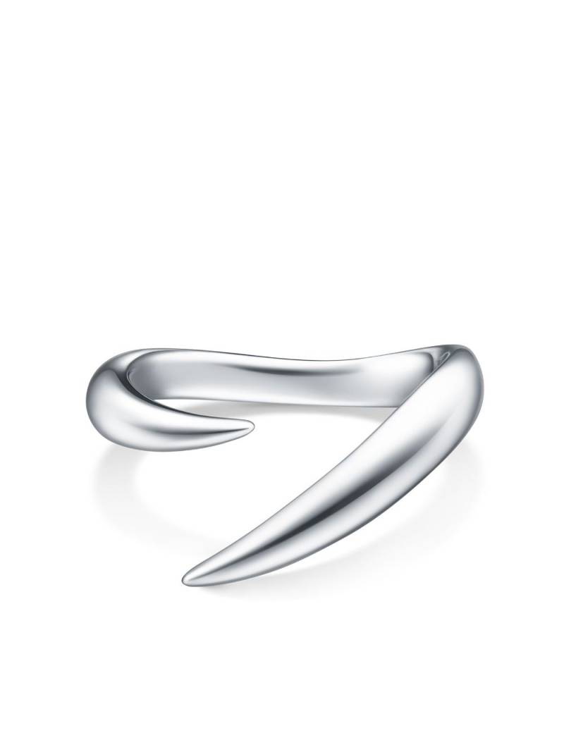 TASAKI 18kt white gold Collection Line Danger Horn Plus ring - Silver von TASAKI