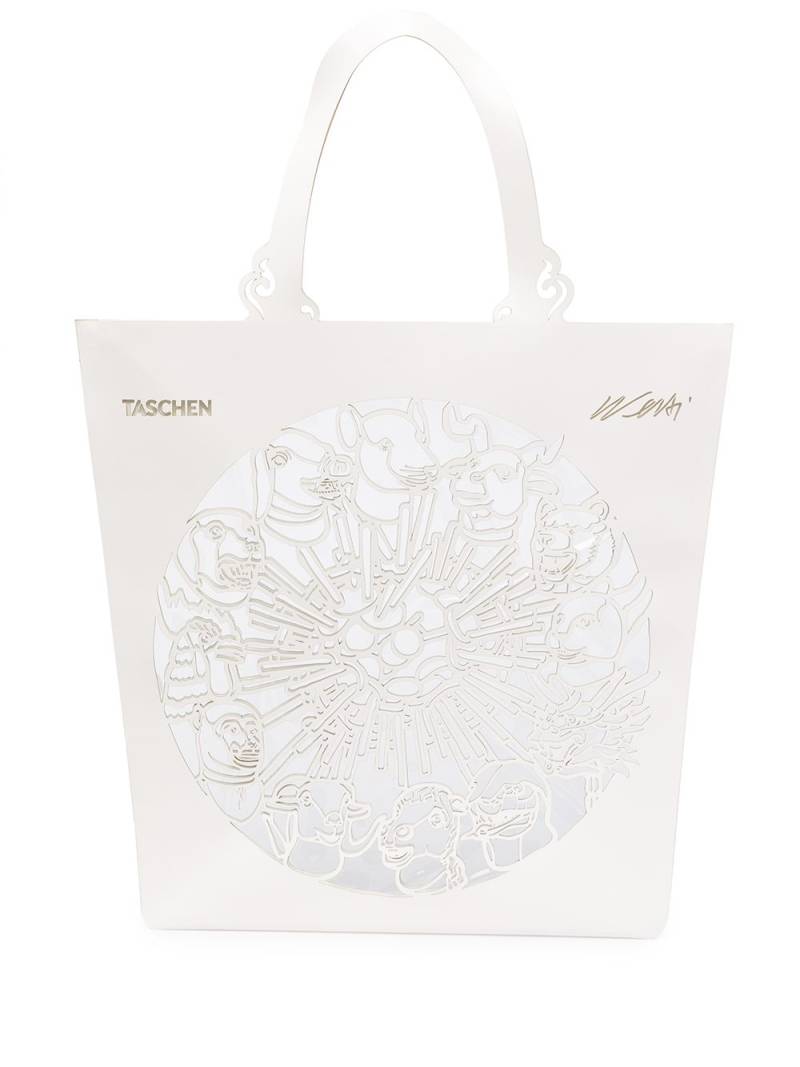 TASCHEN Ai Weiwei. The China Bag ‘Cats and Dogs’ - White von TASCHEN