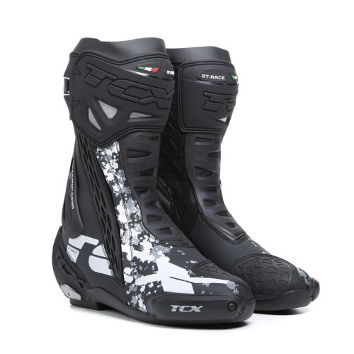 TCX Stiefel RT-Race - schwarz-weiss-grau (Grösse: 40) von TCX