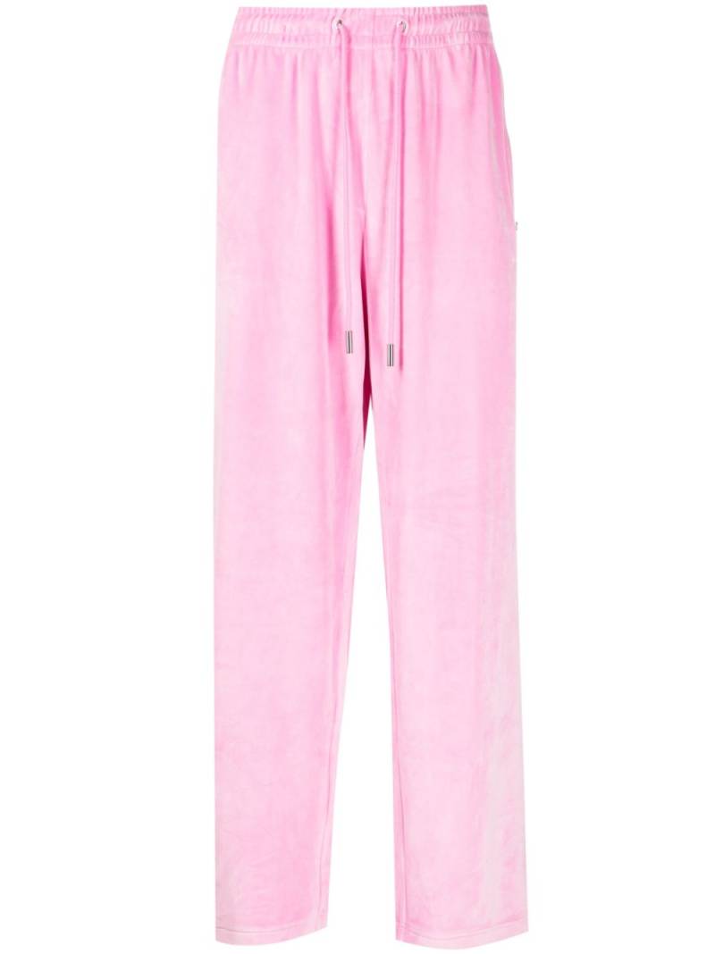 TEAM WANG design Sparkles straight-leg trousers - Pink von TEAM WANG design