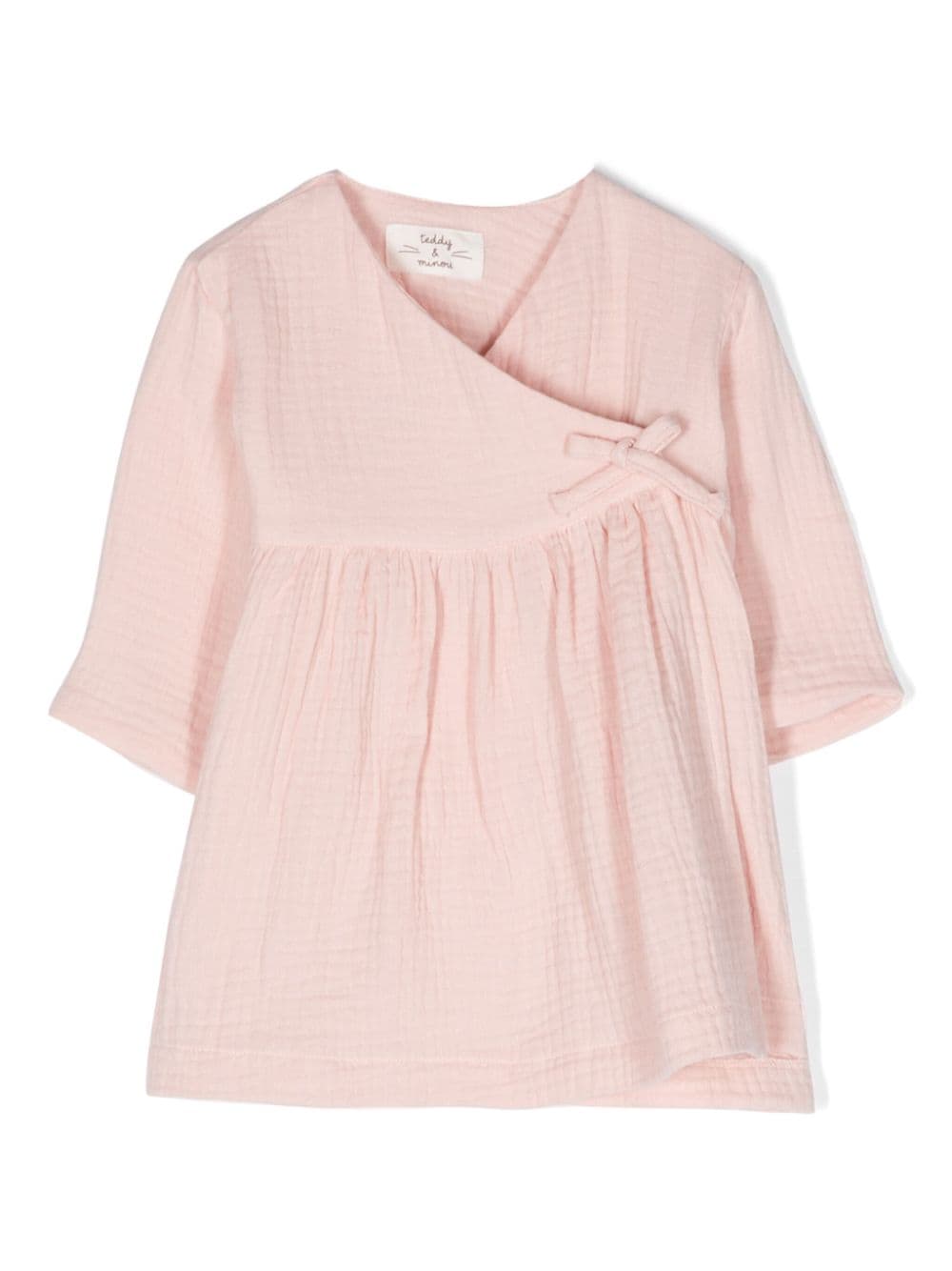 TEDDY & MINOU bow-detail wraparound dress - Pink von TEDDY & MINOU