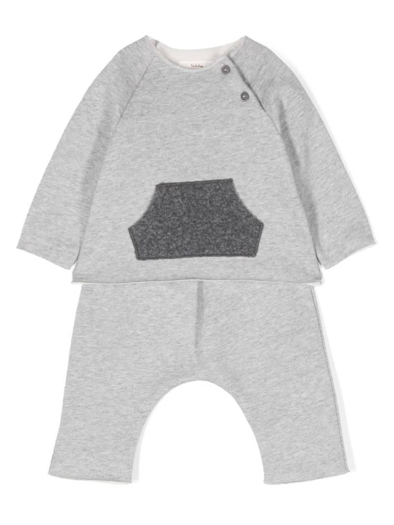 TEDDY & MINOU cotton tracksuit - Grey von TEDDY & MINOU