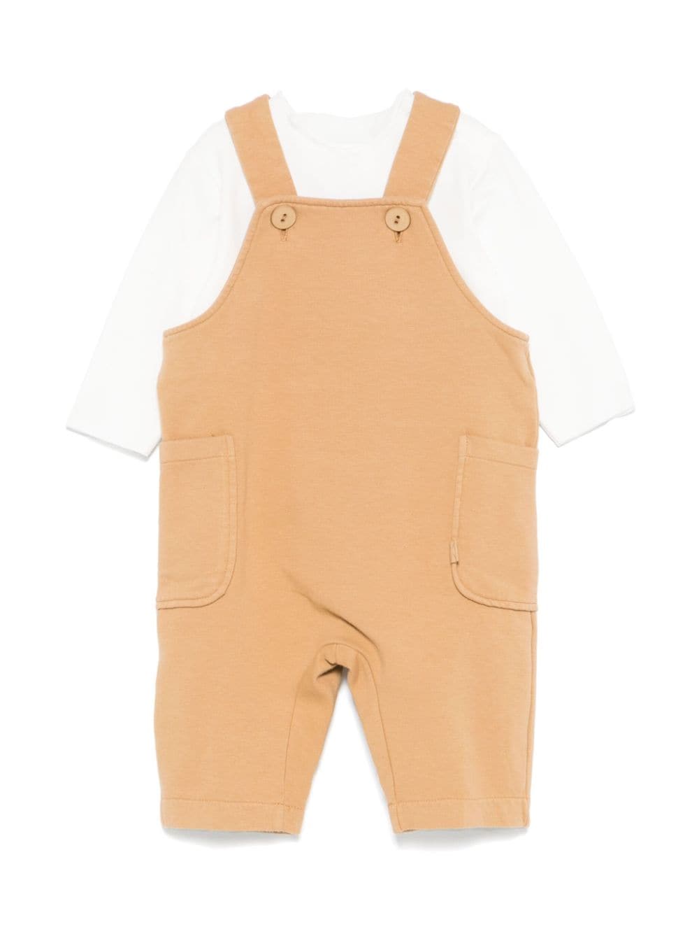 TEDDY & MINOU dungarees set - White von TEDDY & MINOU