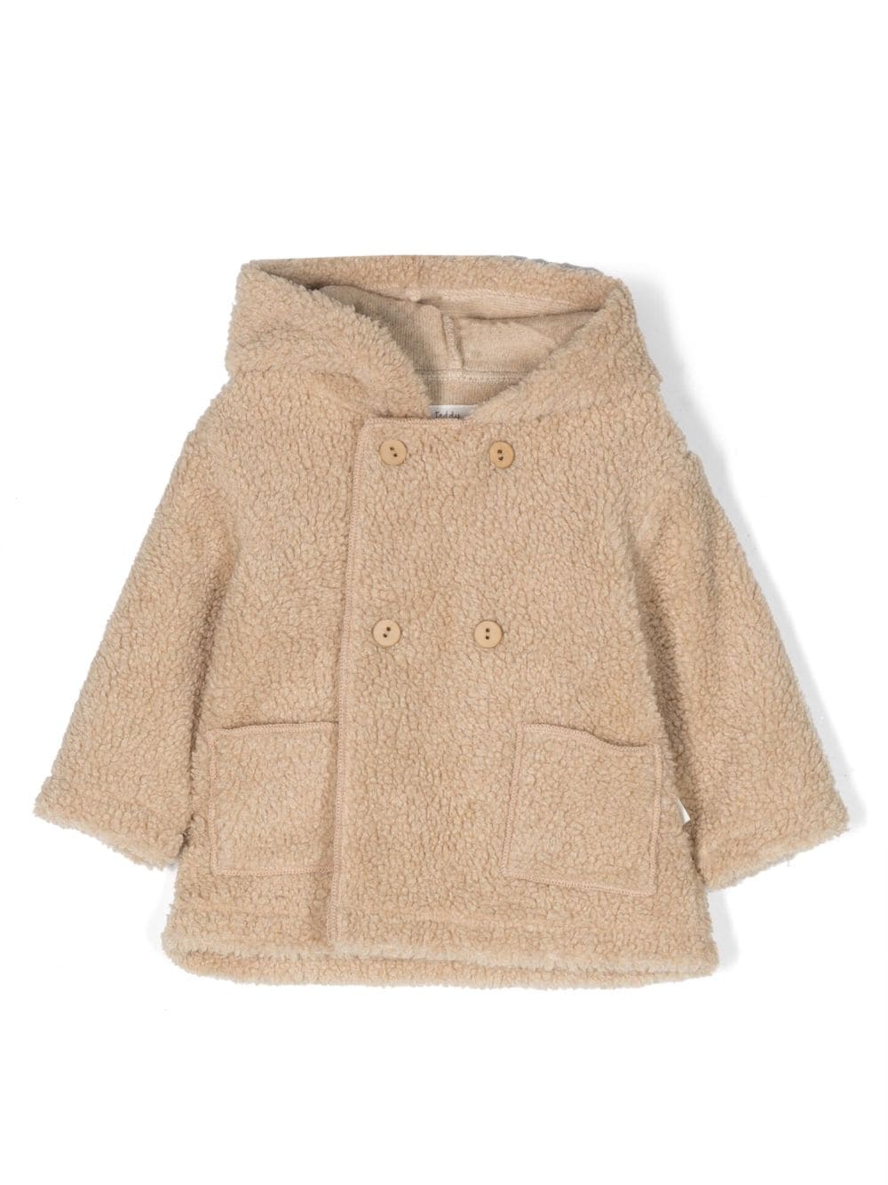 TEDDY & MINOU faux-shearling hooded jacket - Neutrals von TEDDY & MINOU