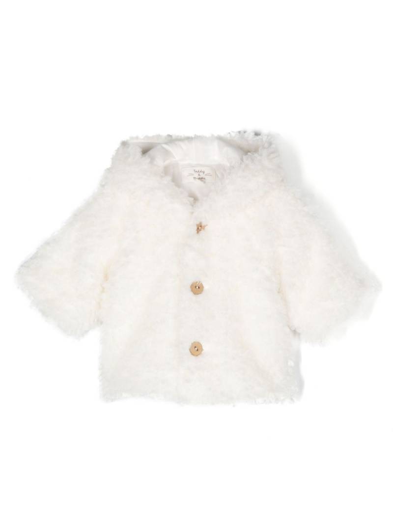 TEDDY & MINOU fleece jacket - White von TEDDY & MINOU