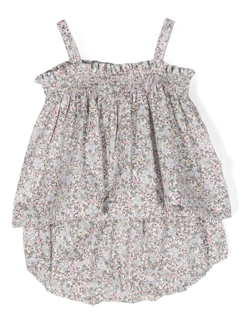 TEDDY & MINOU floral-print bloomers set - Blue von TEDDY & MINOU