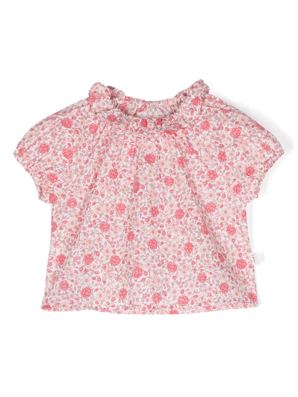 TEDDY & MINOU floral-print cotton T-shirt - Red von TEDDY & MINOU