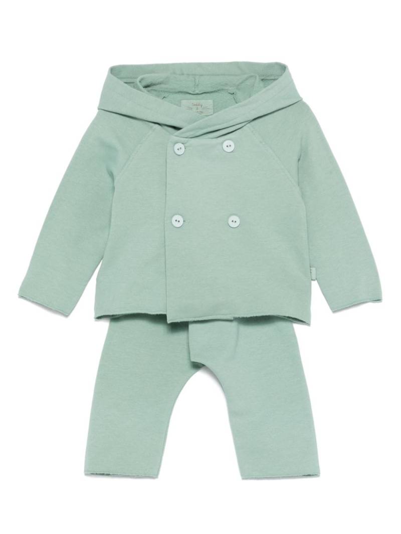 TEDDY & MINOU jersey trousers set - Green von TEDDY & MINOU