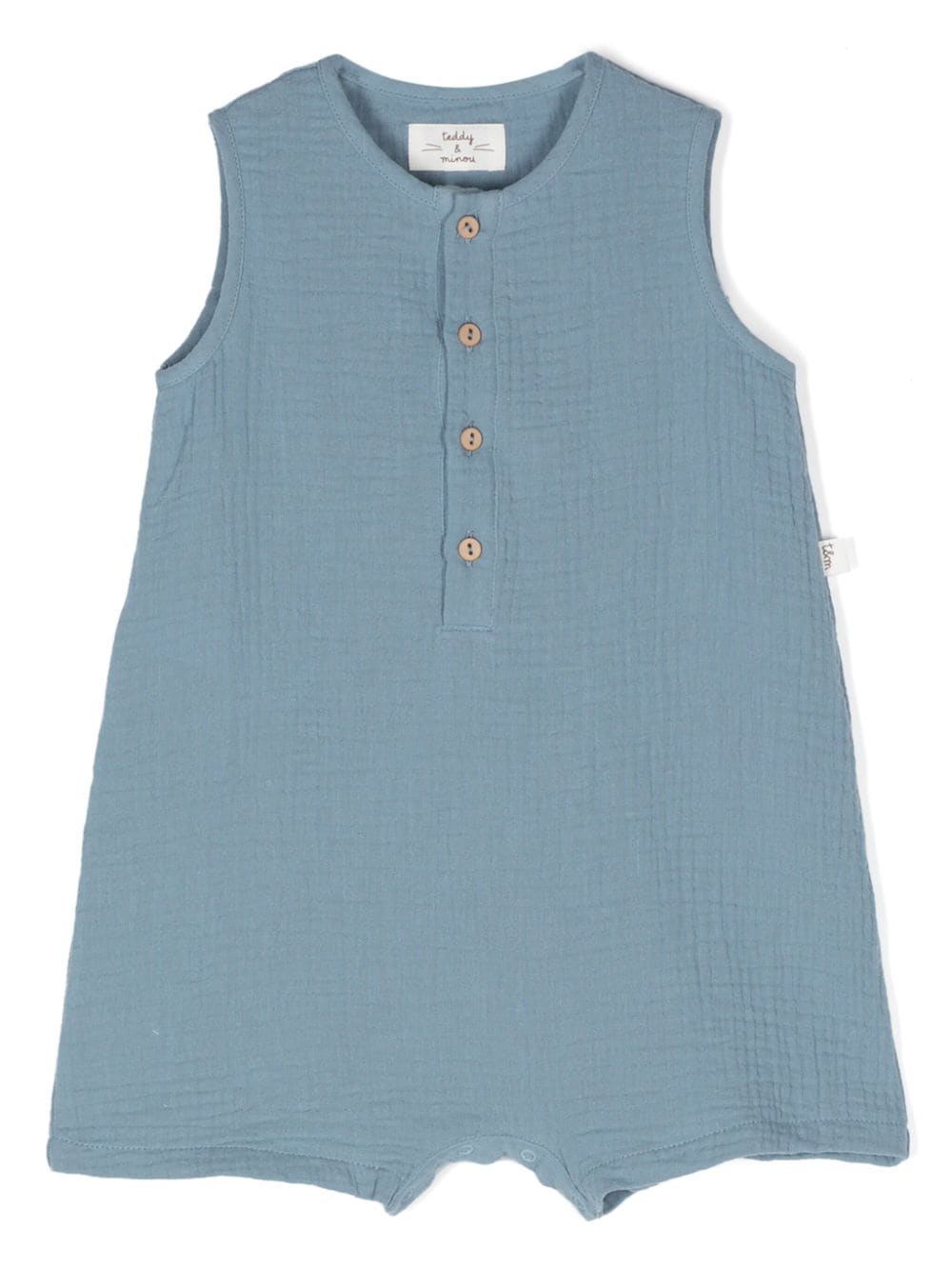 TEDDY & MINOU muslin cotton shorties - Blue von TEDDY & MINOU