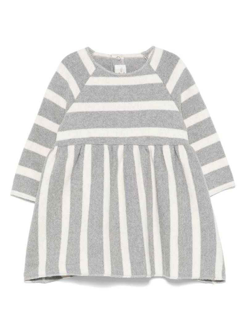 TEDDY & MINOU striped dress - Grey von TEDDY & MINOU