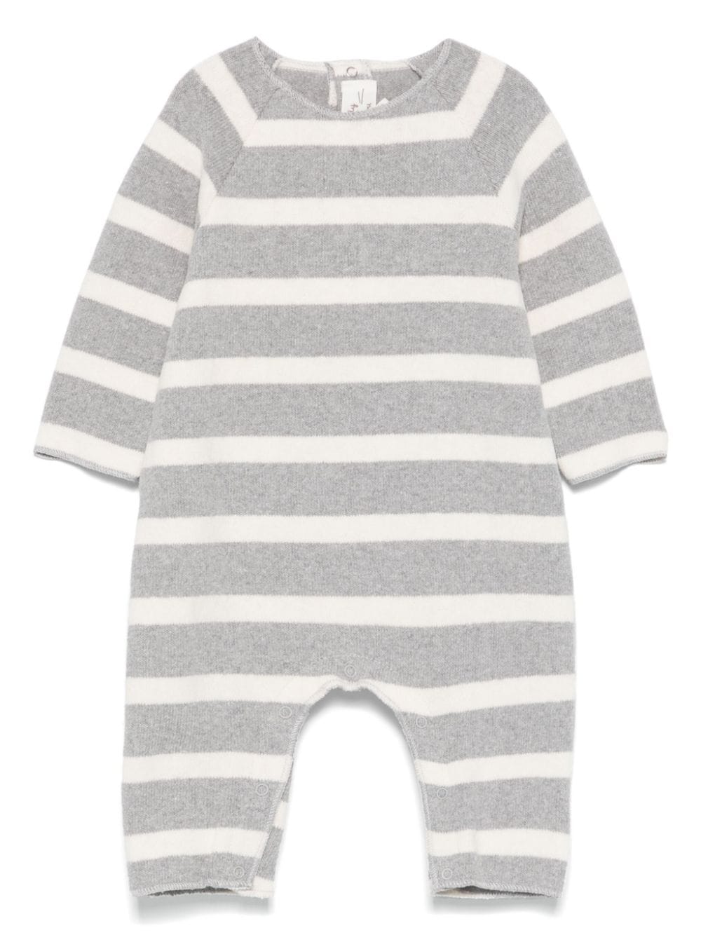 TEDDY & MINOU stripped romper - Grey von TEDDY & MINOU