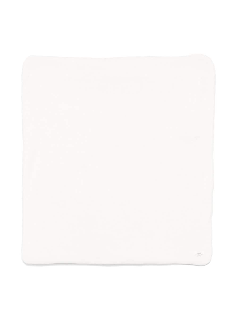 TEDDY & MINOU velvet-effect blanket - White von TEDDY & MINOU