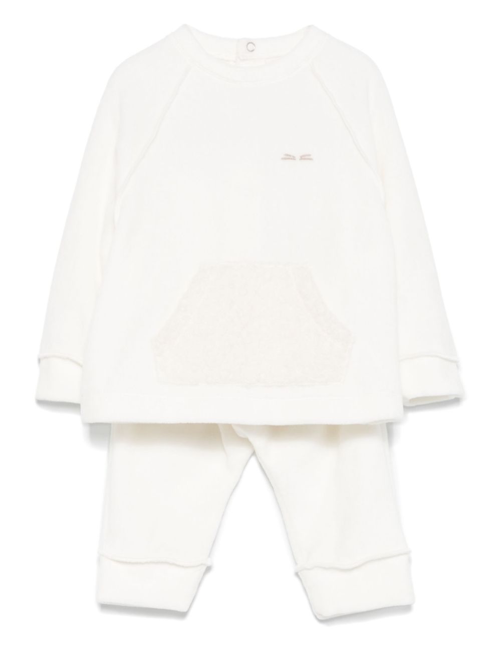 TEDDY & MINOU velvet tracksuit - White von TEDDY & MINOU