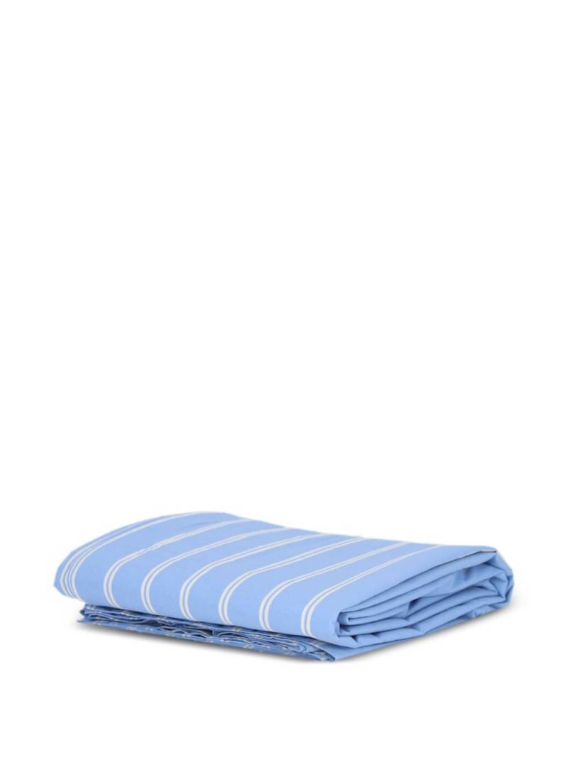 TEKLA Island Stripes douvet cover (200cm x 220cm) - Blue von TEKLA