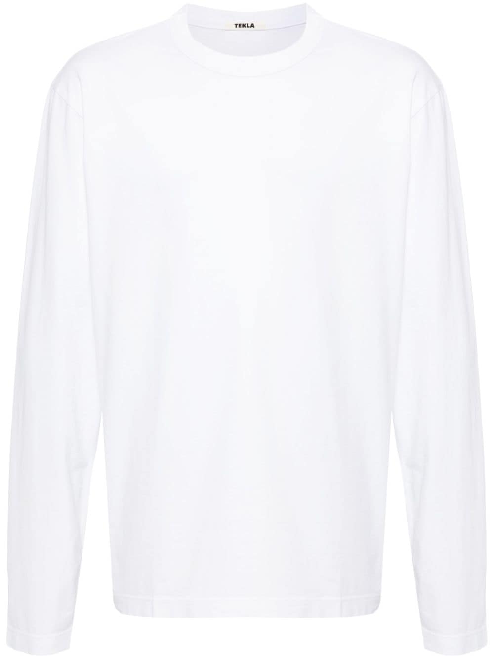 TEKLA Sleeping long-sleeved T-shirt - White von TEKLA