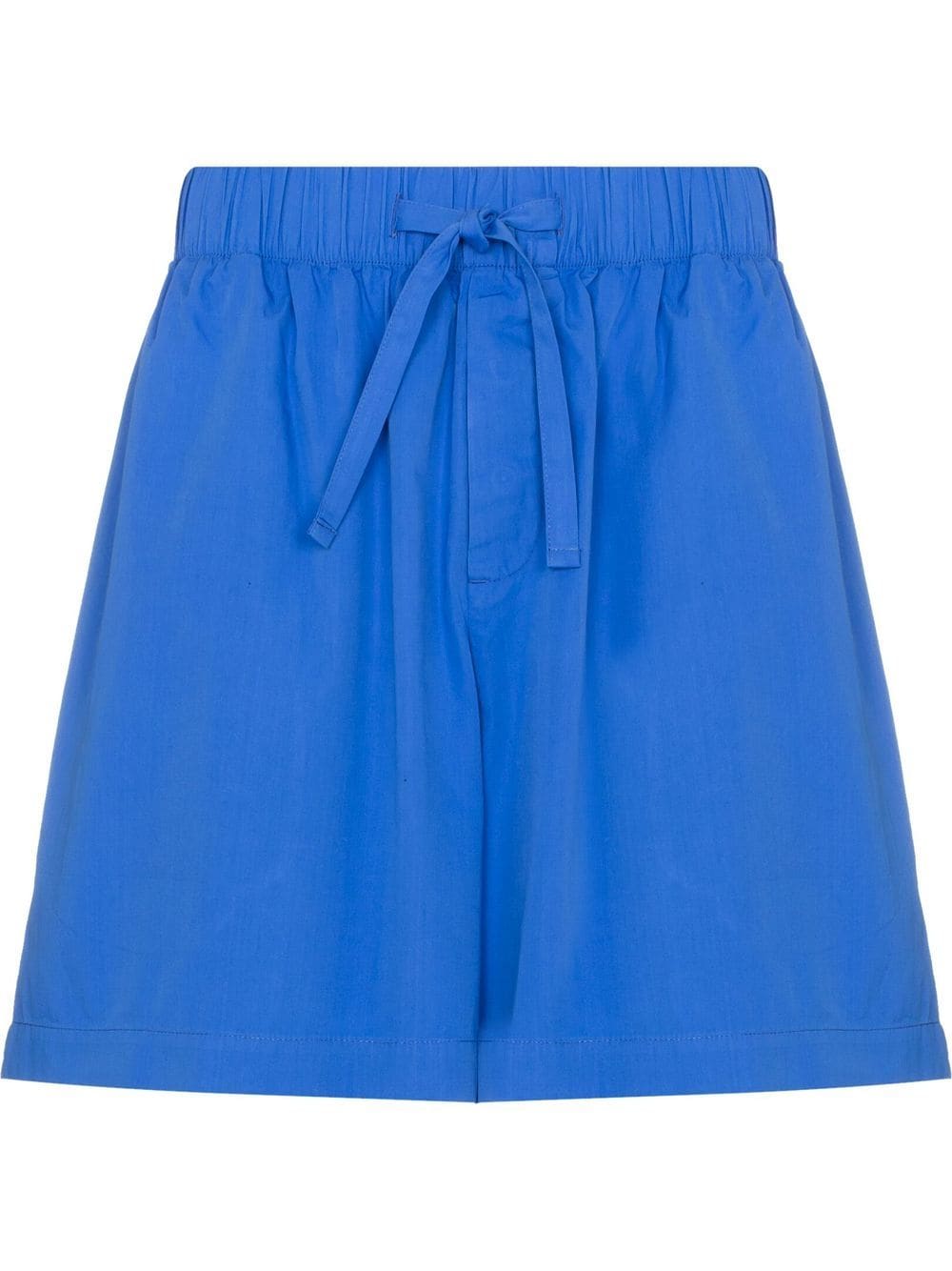 TEKLA drawstring-waist pajama shorts - Blue von TEKLA