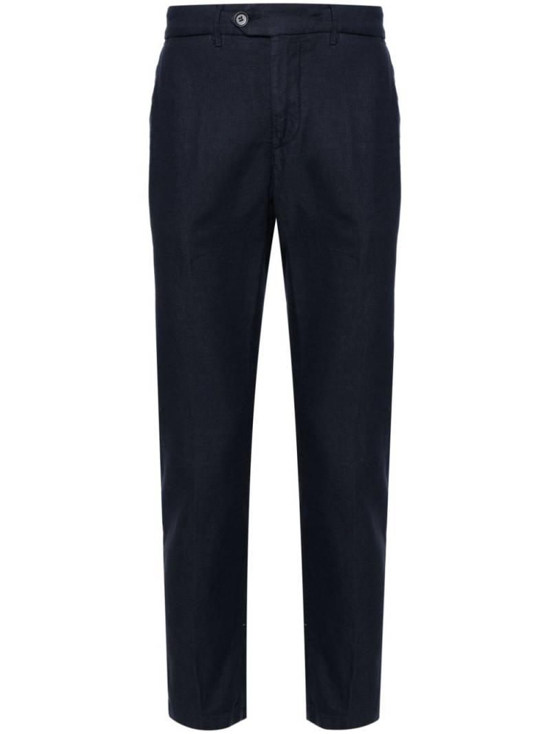 TELA GENOVA mid-rise straight-leg trousers - Blue von TELA GENOVA