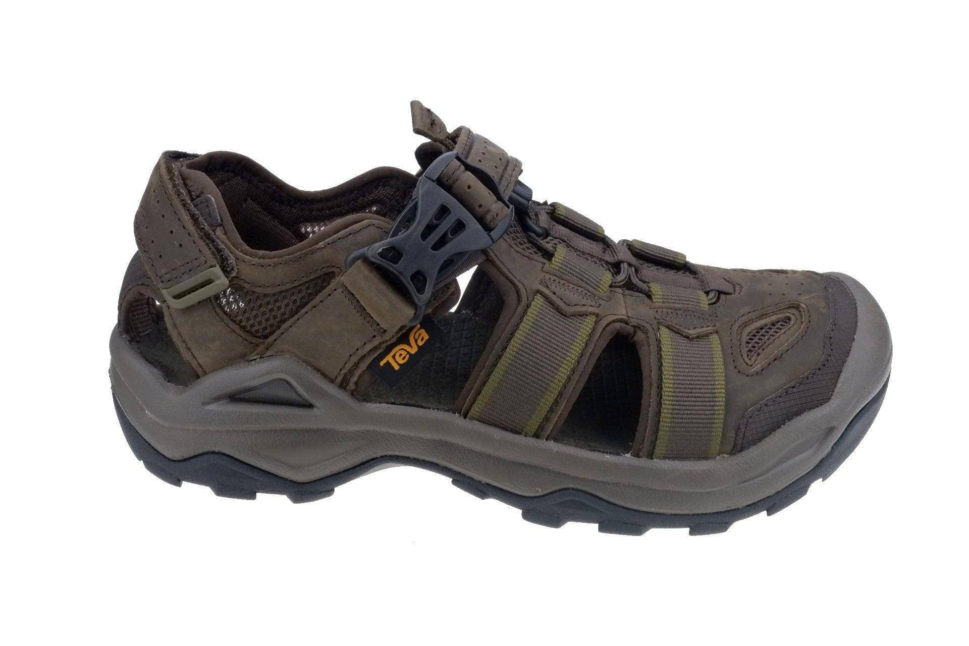 Omnium - Leder Sandale Herren Braun 43 von TEVA