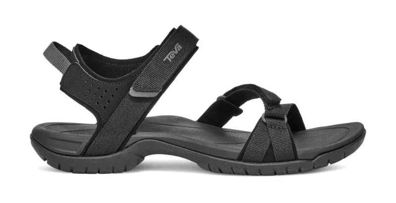 Verra - Synthetik Sandale Damen Schwarz 37 von TEVA