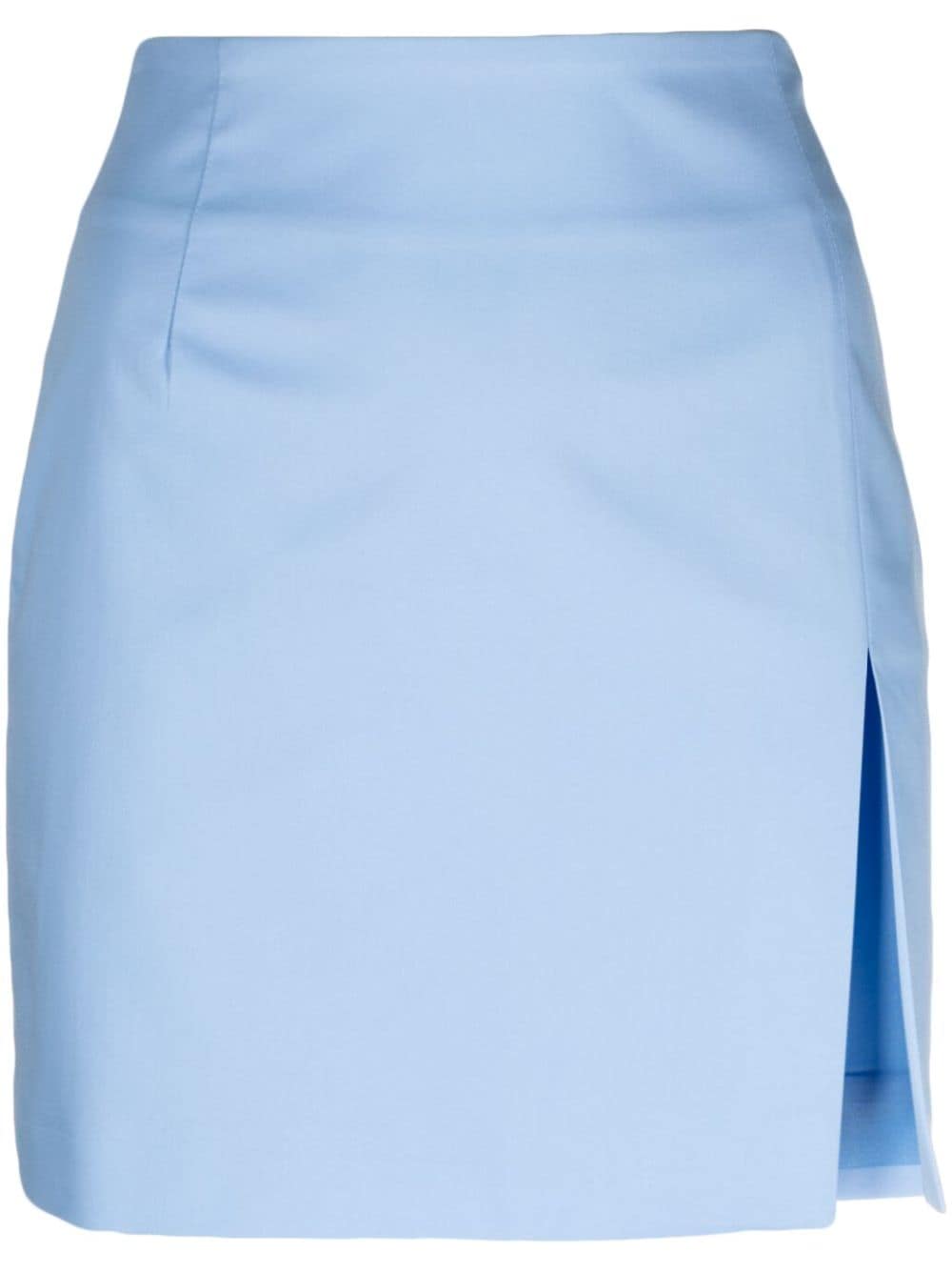 THE ANDAMANE Gioia side-split miniskirt - Blue von THE ANDAMANE