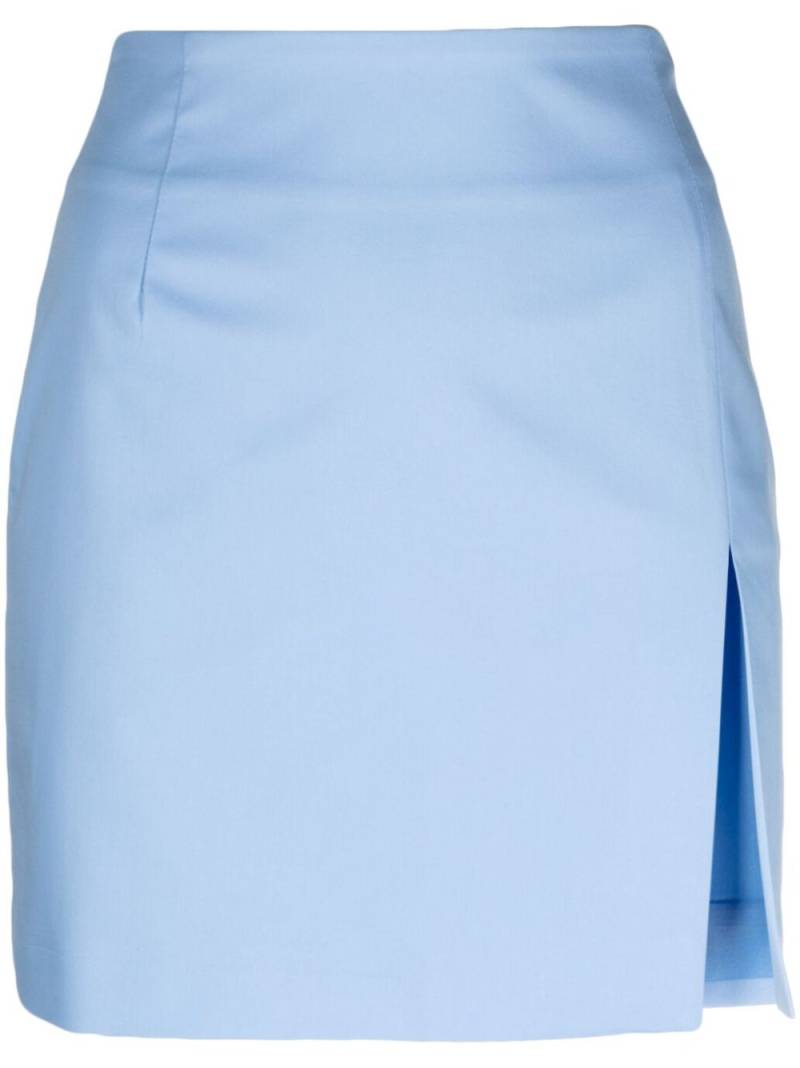 THE ANDAMANE Gioia side-split miniskirt - Blue von THE ANDAMANE